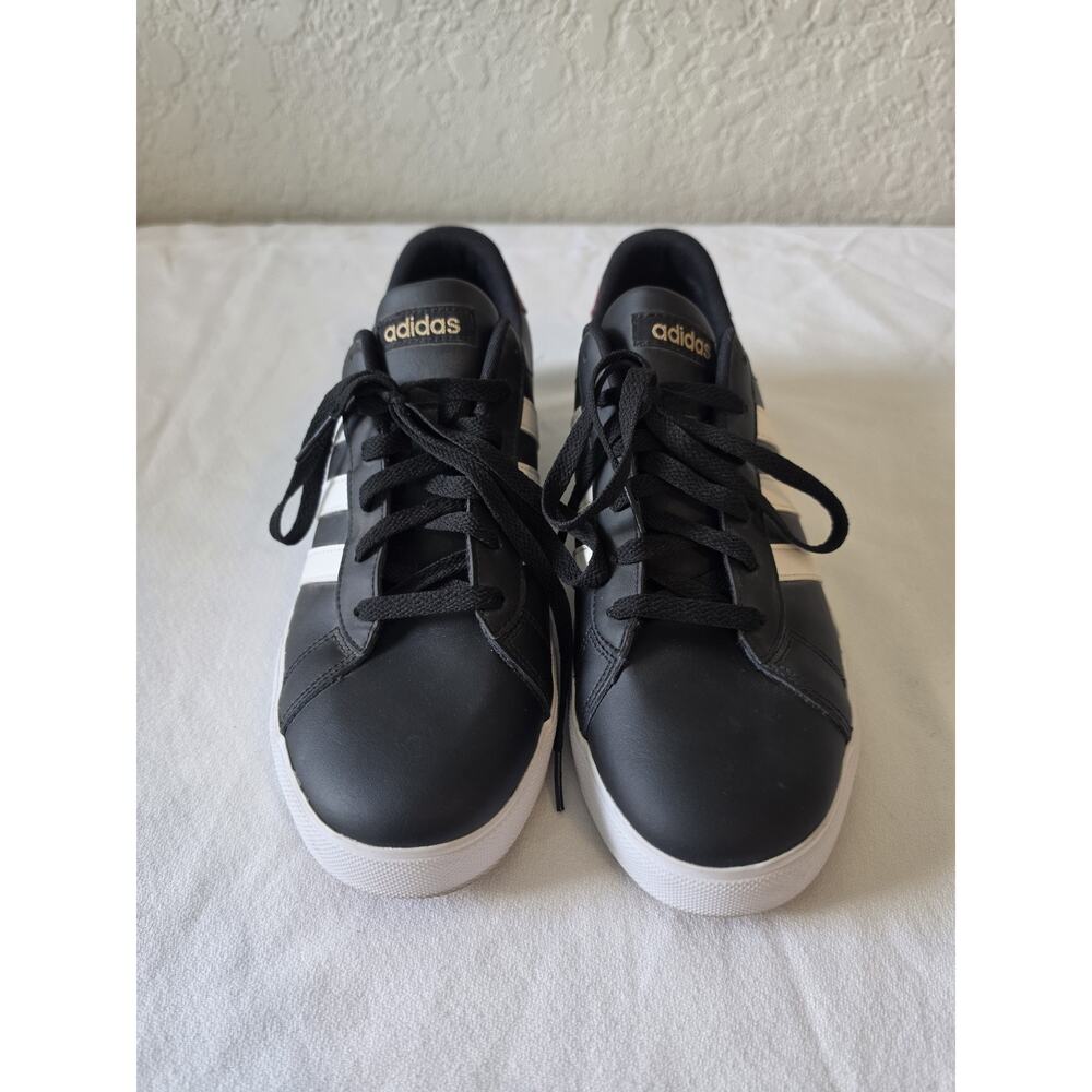 Adidas NEO AW4571 Men’s Size 10 Black White Burgundy Cloudfoam Sneakers 2016 - Picture 5 of 9